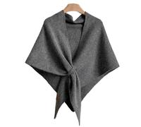 2025 New Pashmina Wraps for Women, Women’s Solid Color Shawl,Shawls and Wraps Cardigan Cape, for Evening Dresses (Dark Grey)