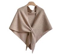 2025 New Pashmina Wraps for Women, Women’s Solid Color Shawl,Shawls and Wraps Cardigan Cape, for Evening Dresses (Khaki)