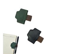 2025 New Personalized Magnetic Leather Pen Holder Bookmark, bookmarks for women, bookmark with pen holder, for Reading Women Book Lovers Travelers Notebook Accessories (2pcs-O)