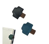 2025 New Personalized Magnetic Leather Pen Holder Bookmark, bookmarks for women, bookmark with pen holder, for Reading Women Book Lovers Travelers Notebook Accessories (2pcs-M)