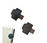 2025 New Personalized Magnetic Leather Pen Holder Bookmark, bookmarks for women, bookmark with pen holder, for Reading Women Book Lovers Travelers Notebook Accessories (2pcs-D)