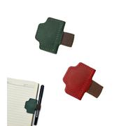 2025 New Personalized Magnetic Leather Pen Holder Bookmark, bookmarks for women, bookmark with pen holder, for Reading Women Book Lovers Travelers Notebook Accessories (2pcs-L)