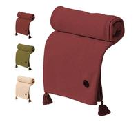 2025 New Portable Heated Shawl, USB Heated Shawl Blanket, Winter Warm Shawl Heating Scarf with 3 Heating Levels for Women (Red,No Power Bank)