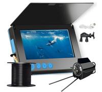 2025 New Portable Underwater Fishing Cameras, Fishing Camera, 220° Wide-Angle Night Vision, IP65 Waterproof, Muddy Water Treatment (5In,98.4ft)