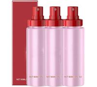2025 New Powder Melt Glass Setting Spray, Hydrating, Long-Lasting, Makeup wear up to 12 hours,Instant Set & Glow, Ultra-Smooth Finish (3pcs)