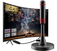 2025 New Powerful Indoor TV Antenna TNT,500KM Long Range and 360° Indoor TV Antenna,for 1080P 4K Free TV Channels-5m Coaxial Cable & with Magnetic Base