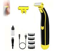 2025 New Stellaya Shaver, Full Body Washed Wet And Dry Shaver, Stellaya Full Body Washed Wet & Dry Shaver With 4 Types Of Limited-Length Combs (1 tête standard + 1 tête de coupe)