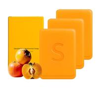 2025 New Swarva Persimmon Soap For Old People Smell, Japanese Persimmon Soap, Comfortable and Moisturizing, Suitable for Face and Body, Suitable for All Skin Types 100g (3)