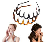 2025 New U Shape Fashion Tooth Hair Comb Headband, High Cranium Head Bands for Women's Hair, Korean U Shape hair Comb Headband, Non-Slip Plastic Hair Band (MIX)