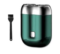 2025 New Upgrade Pocket Shaver USB Mini Shavers,Dual-Head Compact Electric Razor for Men,Waterproof Portable Travel Shaving Kit,Rechargeable Wet and Dry for Home and Travel (bluegreen)