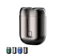2025 New Upgrade Pocket Shaver USB Mini Shavers for Men,Mini Dual-Head Electric Shaver, Washable Double Head, Pocket Size for Home, Car, Travel (Gray)