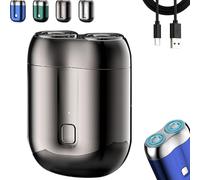 2025 New Upgrade Pocket Shaver USB Mini Shavers, Makthsuitabl Shaver for Men, Rechargeable Waterproof for Home, Car and Travel (Gray)