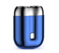 2025 New Upgrade Pocket Shaver Usb Mini Shavers, Portable Washable Double Head Razor, For Men(Blue)