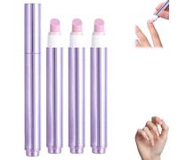2025 New Upgraded 3-in-1 Nail Care Pen,Cuticle Pusher Nail Oil Pen with Ceramic Tip for Hangnails,Dry & Damaged Nails,Moisturize Strengthen Brighten (3pcs)