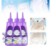 2025 New White Shirt Garment Stubborn Stain Cleaner Oil Remover, Stain Remover for Clothes, Active Enzyme Laundry Clothing Stain Remover Collar Stain Removal Spray 120ML (3)