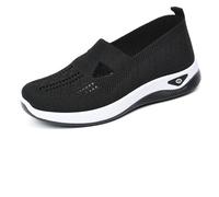 2025 New Women's Woven Orthopedic Breathable Soft Shoes Go Walking Slip on Foam Shoes Hands Free Slip in Sneakers Arch Support (G,42)