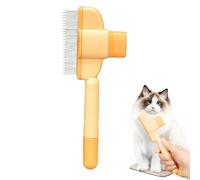 2025 New Zenbrush Cat Comb, Avatar Cat Comb for Detangling, Dematting Long & Flea Control (Yellow)
