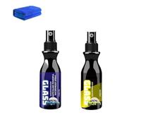 2025 NewAuto Glass Powerful Waterproof Spray，Windshield Rain Repellent & Anti-Fog Treatment, Long-Lasting Hydrophobic Coating,Enhances Visibility for Cars, Trucks, Motorcycles (Waterproof +Fogproof)