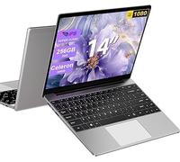 2025 Newest Ordinateur Portable 14 Pouces PC Portable Win11 256 Go Soutien Extension SSD 1TB(TF-512Go) Celeron N4020 Laptop avec 5G WiFi Mini HDMI BT4.2 inclut AZERTY Membrane-Gray-007