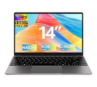 2025 Newest Ordinateur Portable 14 Pouces PC Portable Win11 256 Go Soutien Extension SSD 1TB(TF-512Go) Celeron N4020 Laptop avec 5G WiFi Mini HDMI BT4.2 inclut AZERTY Membrane-Gray-005