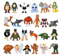 2025 Nouveau 24PCS Italien Brainrot Jouet Figurines Animaux Tralalero Tralala Figure Tung Tung Tung Sahur Figurine for Gâteau Toppers