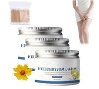 2025 Nouveau baume à l'hélichryse, crème réparatrice pour la peau, soin hydratant en profondeur pour le visage et le corps, pour tous les types de peau, soin quotidien (3 pièces)