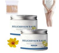 2025 Nouveau baume à l'hélichryse, crème réparatrice pour la peau, soin hydratant en profondeur pour le visage et le corps, pour tous les types de peau, soin quotidien (2 pièces)