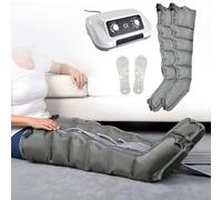 2025 Nouveau Bottes Pressothérapie Appareil de Massage avec Compression D'air pour Pieds Efficaces pour Soulager les Jambes Lourdes et Activer la Circulation Sanguine (Gris)