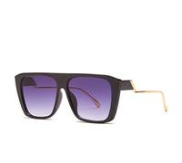 2025 Nouveau cadre en métal équitation et conduite hommes et femmes lunettes de soleil net célébrité vacances tir dans la rue lunettes décoratives (couleur : B, taille : moyen), a, Taille unique