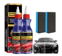 2025 Nouveau Car Scratch Remover, Efface Rayure Profonde Voiture, Dissolvant de Rayures de Voiture avec Éponge Crème de Réparation de Rayures de Voiture pour Élimine les Éraflures et les Rayures (2PC)
