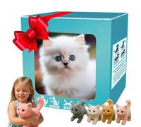 2025 Nouveau Chat Robot, Mon Chiot Robot Réaliste, Chiot Robot Qui Agit comme Un Vrai Chiot, Chats Robots IA pour Marcher, Aboyer, Remuer la Queue Cat7
