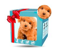 2025 Nouveau Chien Robot, Mon Chiot Robot réaliste, Jouet interactif pour Chien de Marche, Jouets en Peluche Animaux créatifs au Toucher Confortable et Mignon pour Enfants H