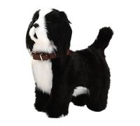 2025 Nouveau chien robot réaliste, chiot robot IA avec queue qui coule et qui aboie qui se comporte comme un véritable chiot, convient aux bébés de moins de 5 ans (sans piles)