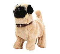 2025 Nouveau chien robot réaliste, chiot robot IA avec queue qui coule et qui aboie qui se comporte comme un véritable chiot, convient aux bébés de moins de 5 ans (sans piles)