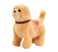 2025 Nouveau chien robot réaliste, chiot robot IA avec queue qui coule et qui aboie qui se comporte comme un véritable chiot, convient aux bébés de moins de 5 ans (sans piles)
