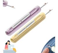 2025 nouveau découseur de couture d'enfileur d'aiguille 2 en 1, enfile-aiguille et découseur, pour la couture, l'artisanat et les fournitures de défilage de tricot (A+C)