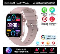 2025 Nouveau Ecg+Ppg Surveillance Montre Intelligente Femmes Pression Artérielle Lipïde Sang Acide Uricique Femmes Santé Menstruelle Tracker Montres Intelligentes.Pink.Health Monitoring