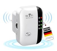 2025 Nouveau EITEYI Répéteur WiFi Puissant 300Mbps, Amplificateur WiFi Puissant 2.4GHz WiFi Extender Range Booster WiFi avec WPS Protection, Manuel en français