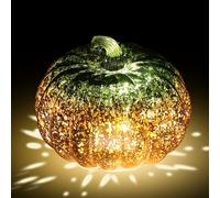 2025 Nouveau étoile Night Twinkle LED Pumpkin Light, Pumpkins en Verre illuminé, allumez la décoration de Table d'automne de Thanksgiving Halloween Halloween