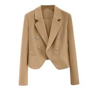 2025 Nouveau Femme Cardigan Long à Col en V Ouvert sur Le Devant Manches Longues Poches pour Un Style Chic Adapté à Toutes Les Saisons Regular Cardigan Slim Fit Blazer À L'Extérieur Blazer Original