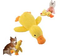 2025 Nouveau Jouet de Chien Canard à Quack-Quack - apaisant Moelleux Durable pour Chiens mâcher Jaune apaiser Les émotions des Chiens adaptées aux Chiots intérieurs et Toutes Tailles M