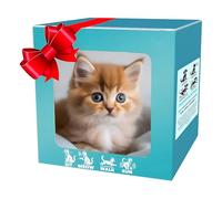 2025 Nouveau Jouet en Peluche Robot Chat Et Chien AI, Jouet Robot Interactif pour Chiot avec Marche Réaliste, Aboiements/miaulements, Chat Robotique Qui Agit comme De Vrais Chats Yellow