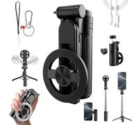 2025 Nouveau Perche À Selfie Magnétique Multifonction 4 en 1, Rotation À 360°, Trépied Extensible en Alliage D'aluminium avec Commande bluetooths sans Fil pour La Photographie
