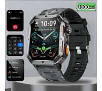 2025 nouveau robuste militaire GPS montre intelligente hommes pour Xiaomi Bluetooth appel surveillance de la santé AI voix sport étanche montres intelligentes Camouflage LED 1000mAh