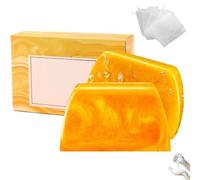 2025 Nouveau savon parfumé doré nettoyant en profondeur et hydratant, savon parfumé doré, nourrissant et soyeux, améliore l'élasticité de la peau, pour le visage et le corps (1pcs)