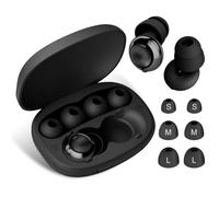 2025 Nouveaux Bouchons d'oreilles réglables pour Dormir - 3 Modes, Bouchons d'oreilles Anti-ronflement réutilisables, Bouchons d'oreilles pour Concerts, Disponibles en Tailles S, M et L, 13-45 DB SNR