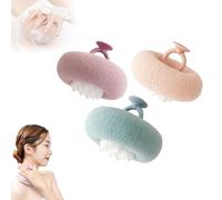 2025 Nouvelle Boule De Bain De Tournesol 2 En 1, Boule De Bain à Ventouse Ultra Douce, Brosse De Nettoyage éponge De Bain Exfoliante, Boule De Bain De Massage (E)