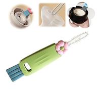 2025 Nouvelle Brosse Nettoyage Couvercle Tasse 3 en 1, Brosse de Nettoyage de Couvercle multifonctionnelle pour Les espaces restreints des biberons (Vert)