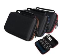2025 nouvelle coque de protection rigide sac de rangement pour console de transport étui pour Nintendo NEW 3DS XL, NEW 3DS LL, 3DS XL, 3DS LL, 2DS XL Blue zipper