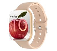 2025 Nouvelle Montre Gps 10 Montre Intelligente Hommes Hd Amoled Mémoire Musique 3D Surround Bluetooth Appel Étanche Smartwatch Femme+Boîte.Pink.Iw10